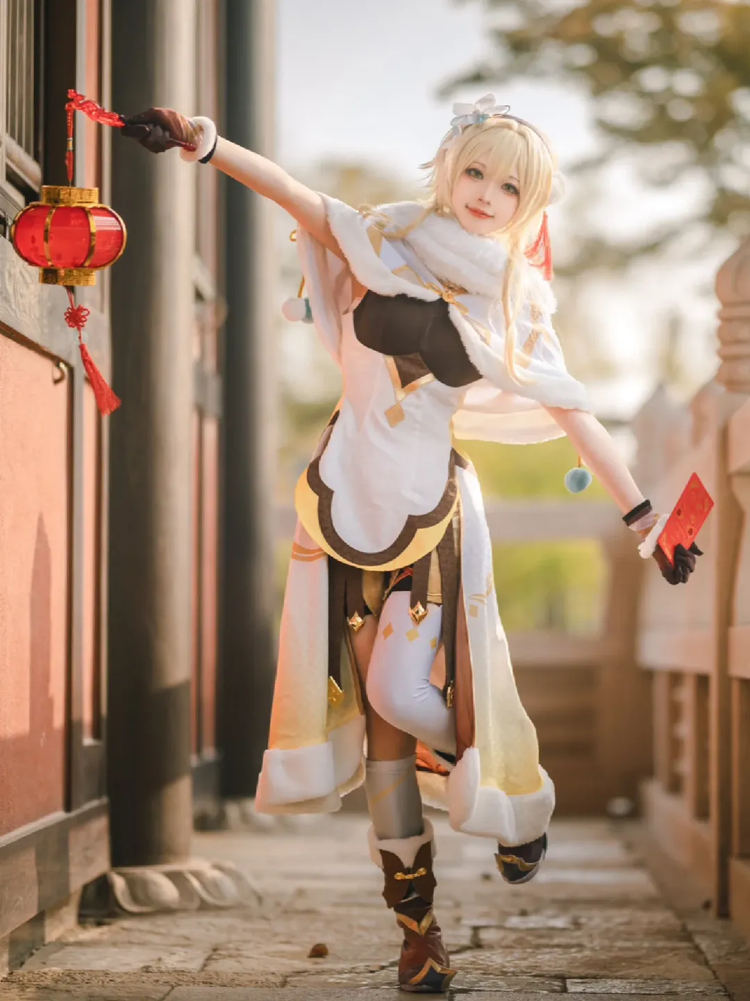 【荧cos】原神新年旅行者的红火瞬间