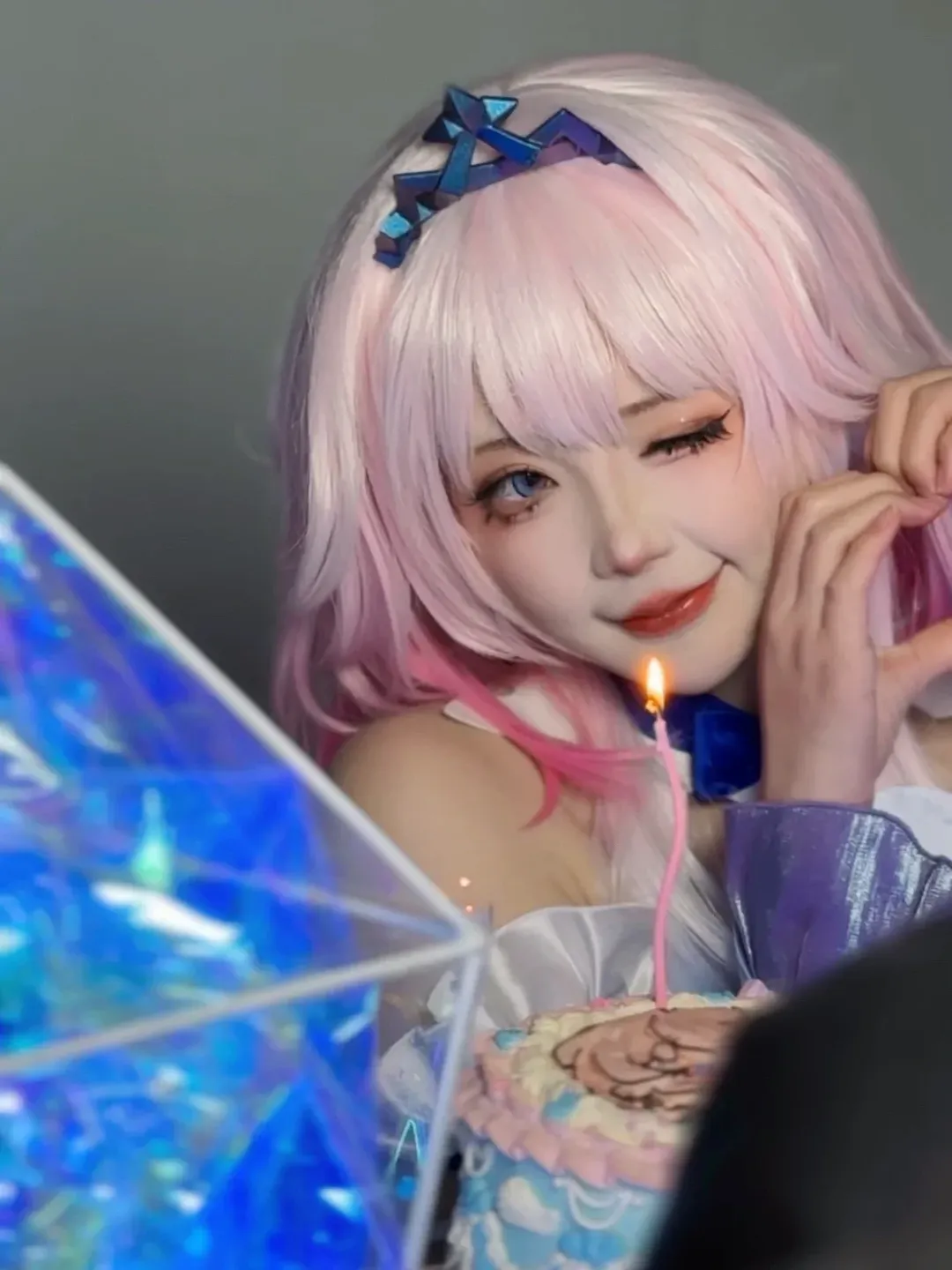 【三月七cos】崩坏星穹铁道里的粉色甜美时光，生日快乐