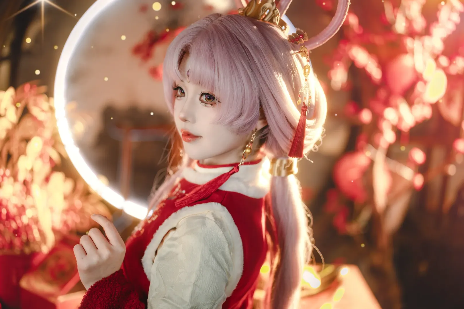 【符玄cos】崩坏星穹铁道的私设新春造型，红红火火迎蛇年 - 第 3 张