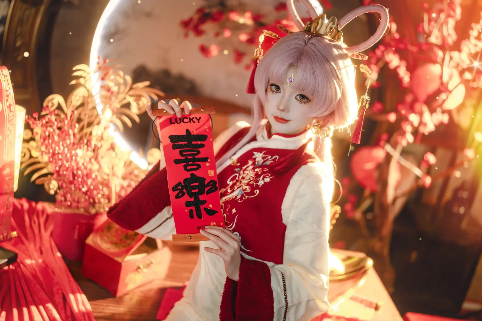 【符玄cos】崩坏星穹铁道的私设新春造型，红红火火迎蛇年 - 第 5 张