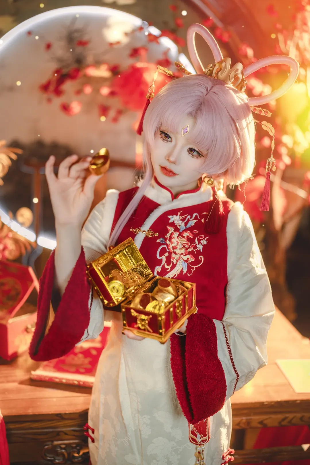 【符玄cos】崩坏星穹铁道的私设新春造型，红红火火迎蛇年 - 第 6 张
