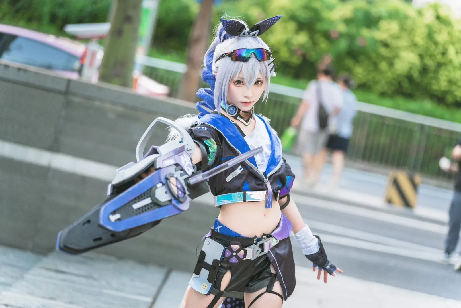 【银狼cos】CICF最后的炫光，镭射与机能风的完美碰撞 - 第 15 张