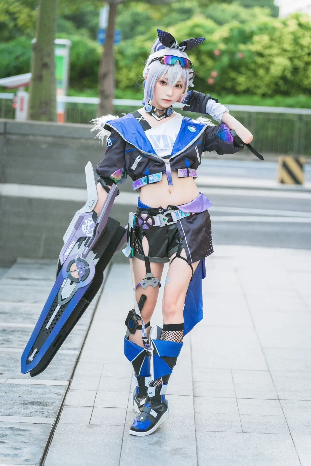 【银狼cos】CICF最后的炫光，镭射与机能风的完美碰撞 - 第 16 张