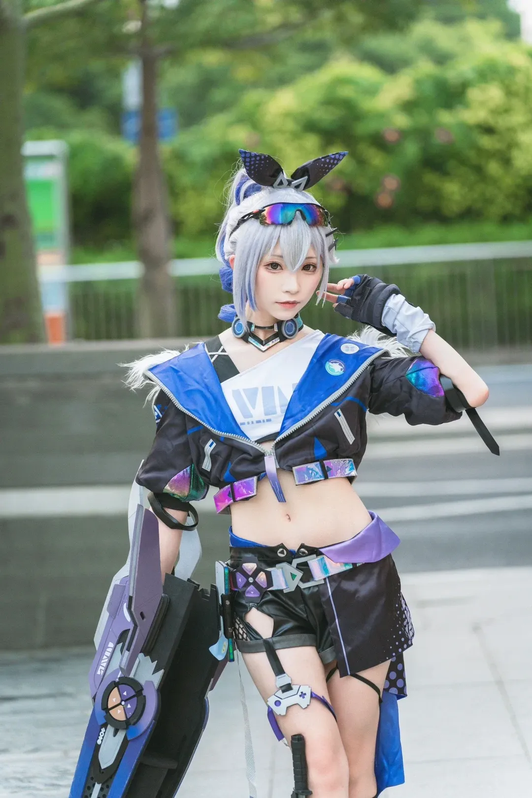 【银狼cos】CICF最后的炫光，镭射与机能风的完美碰撞 - 第 18 张