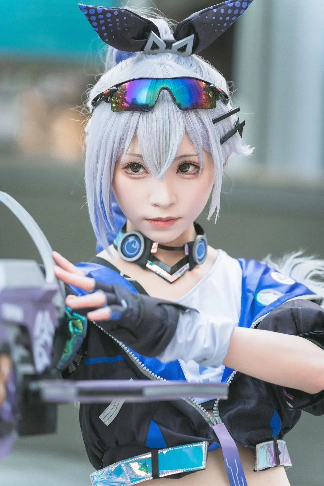 【银狼cos】CICF最后的炫光，镭射与机能风的完美碰撞 - 第 2 张