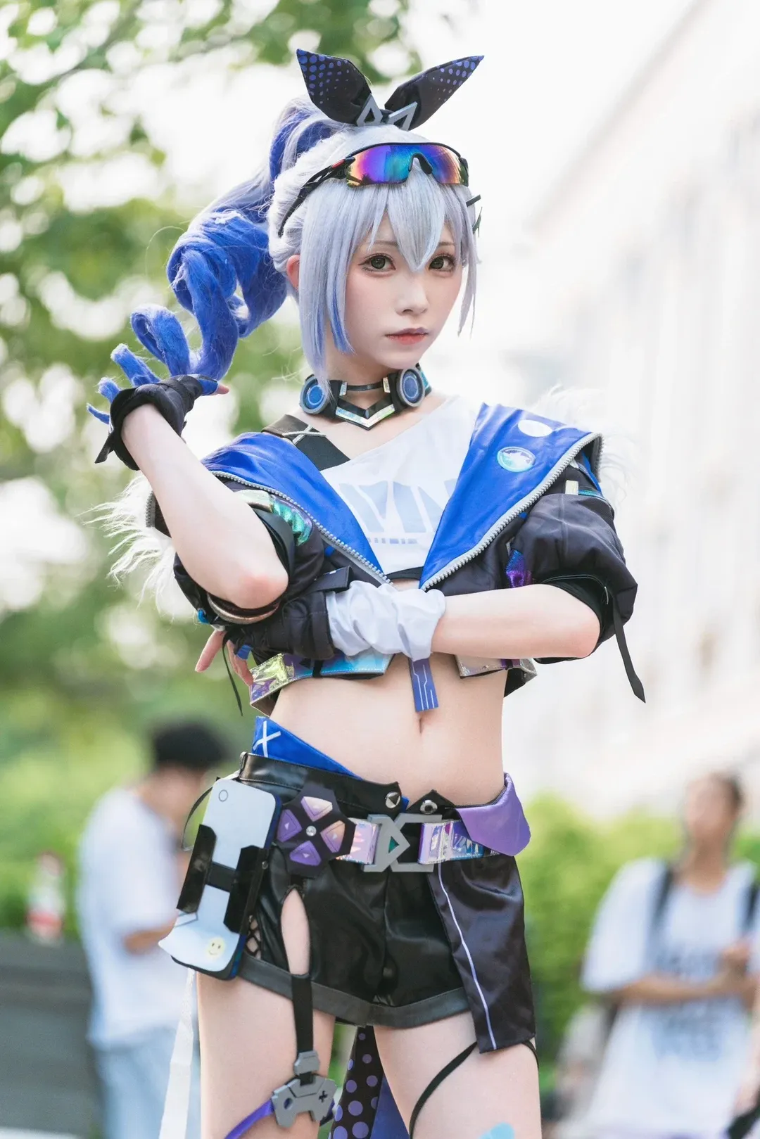 【银狼cos】CICF最后的炫光，镭射与机能风的完美碰撞 - 第 3 张