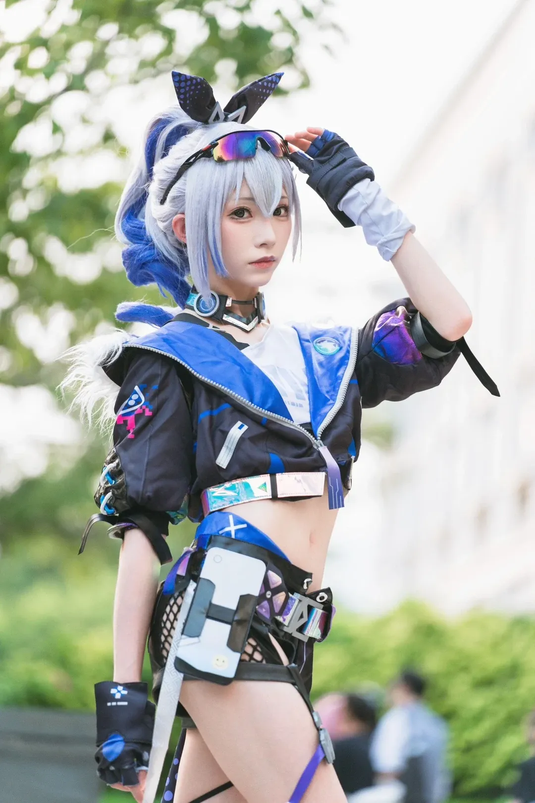 【银狼cos】CICF最后的炫光，镭射与机能风的完美碰撞 - 第 4 张