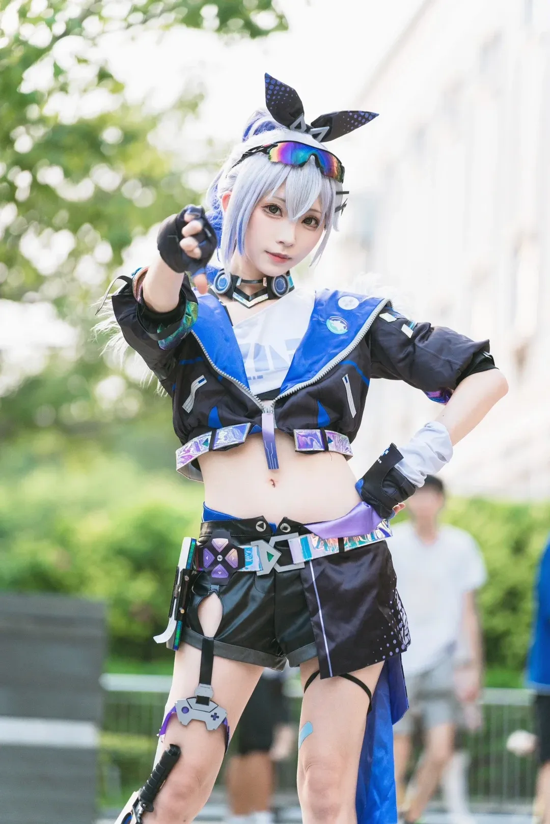 【银狼cos】CICF最后的炫光，镭射与机能风的完美碰撞