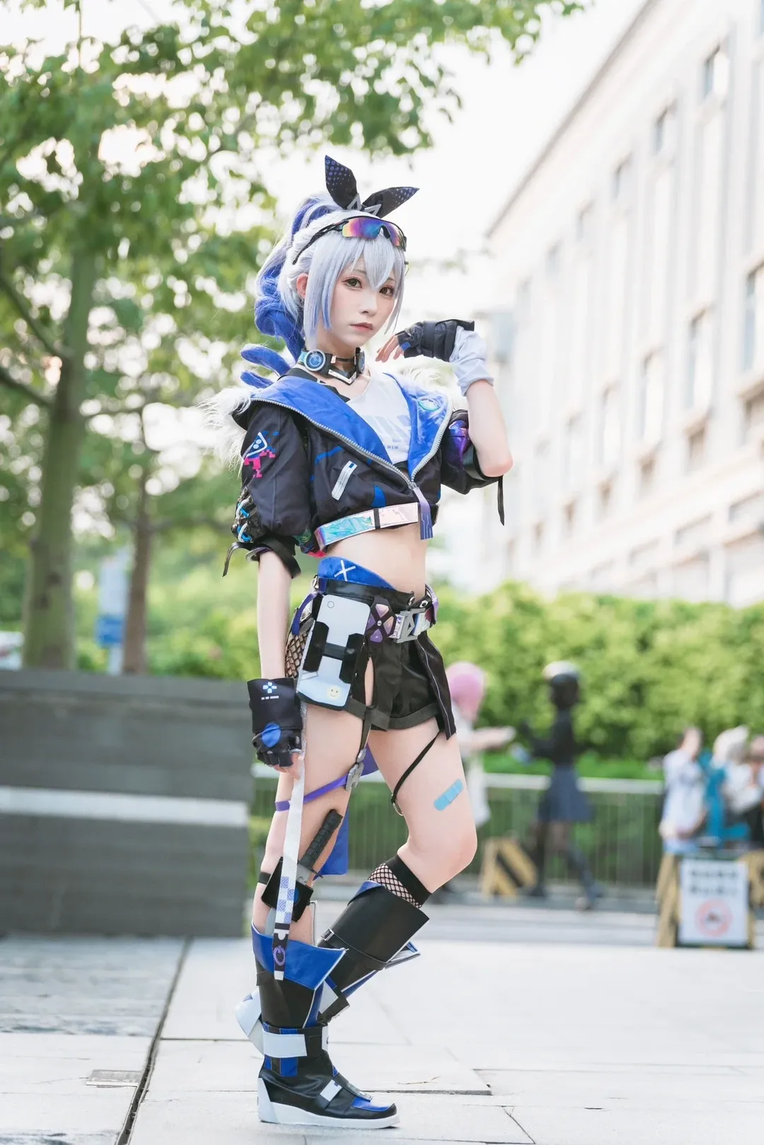 【银狼cos】CICF最后的炫光，镭射与机能风的完美碰撞 - 第 6 张