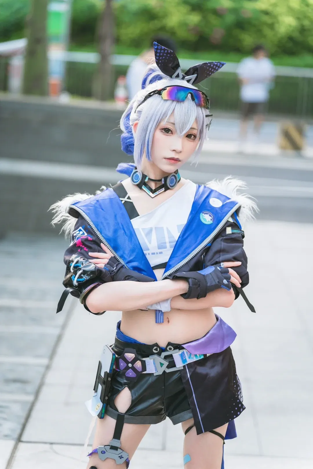 【银狼cos】CICF最后的炫光，镭射与机能风的完美碰撞 - 第 9 张