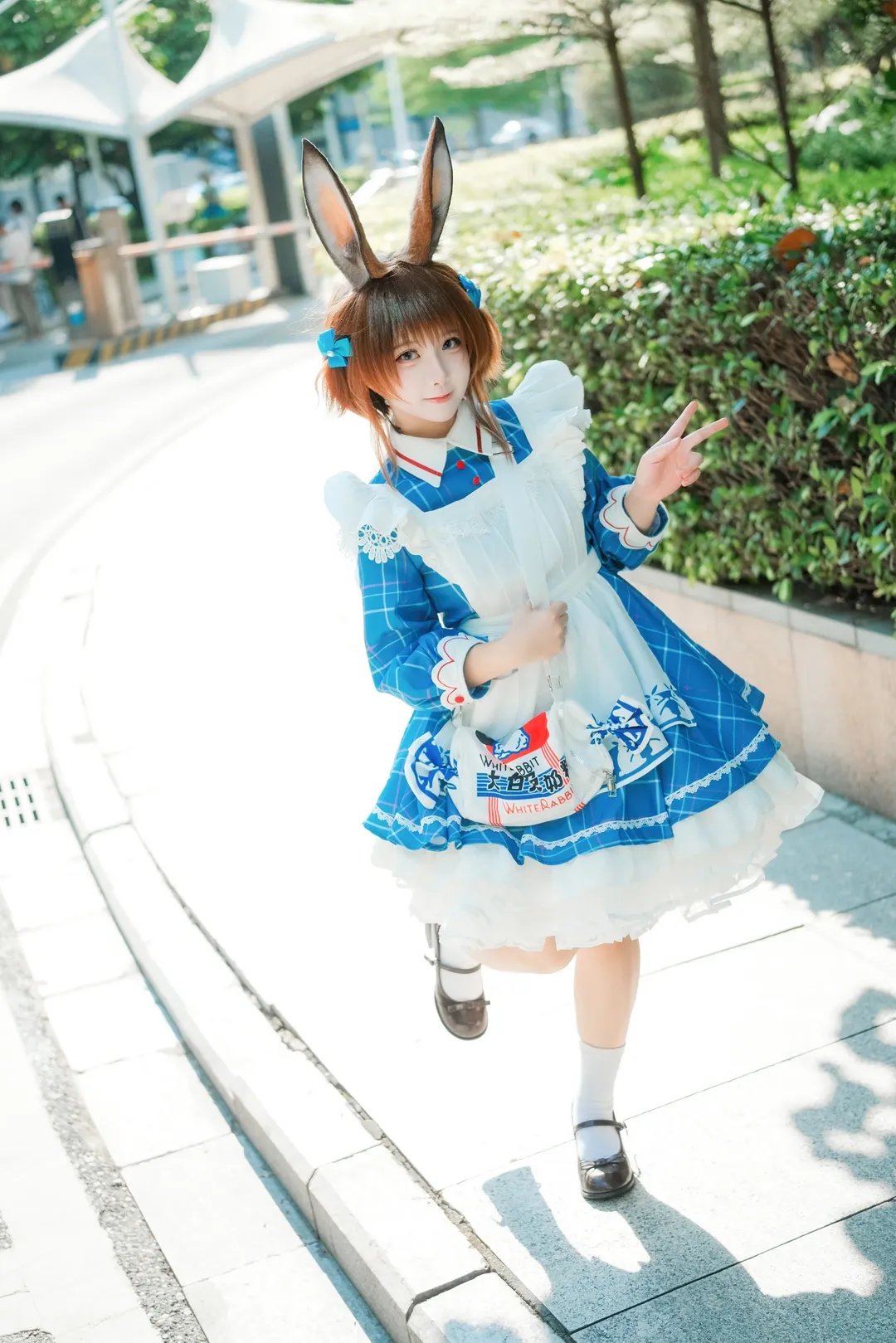 【阿米婭cos】大白兔聯動款拍攝記錄，明日方舟