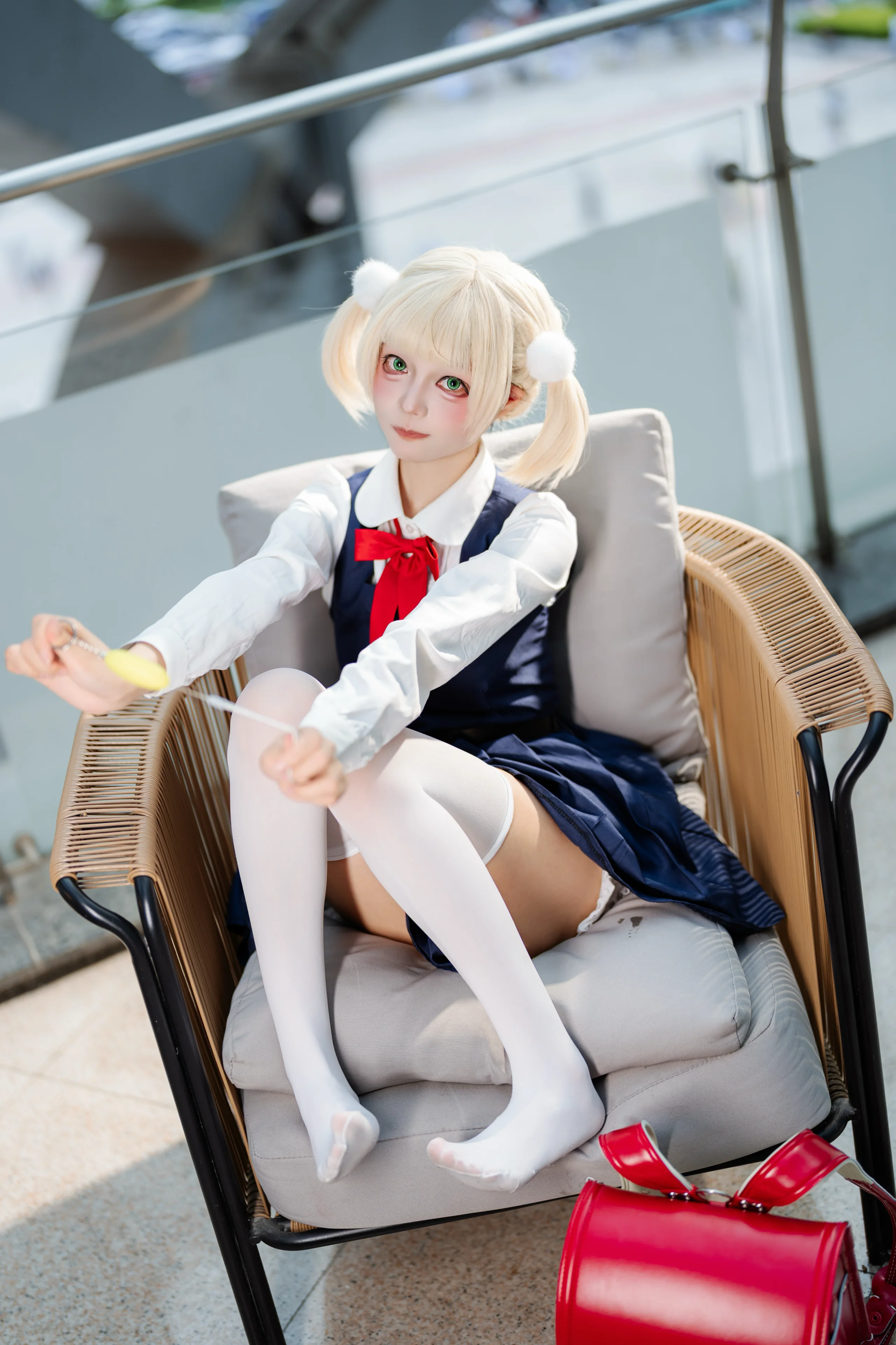 【时雨羽衣cos】漫展间隙的惬意午后 - 第 2 张