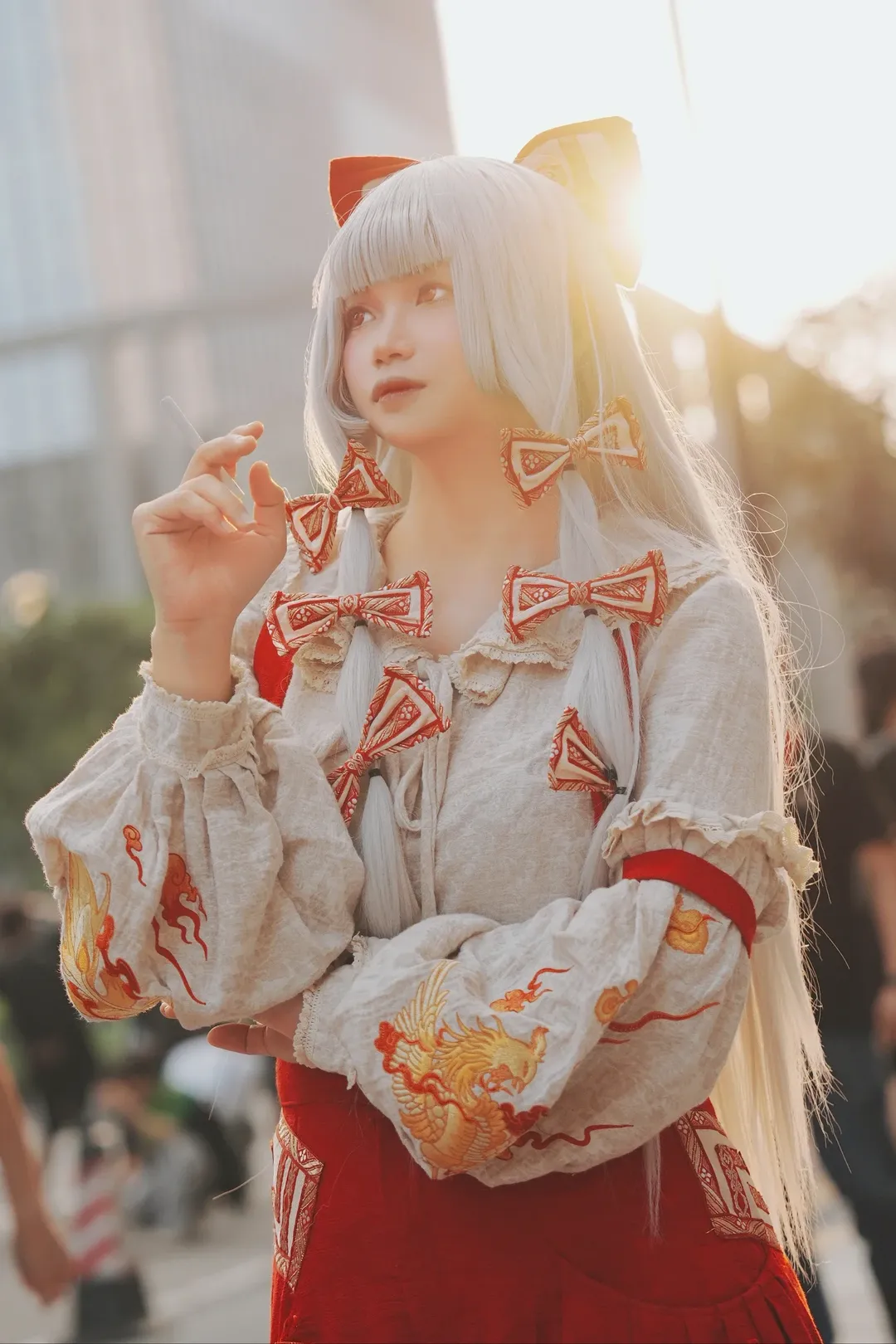 【藤原妹红cos】CICF漫展现场返图，东方project经典造型 - 第 1 张