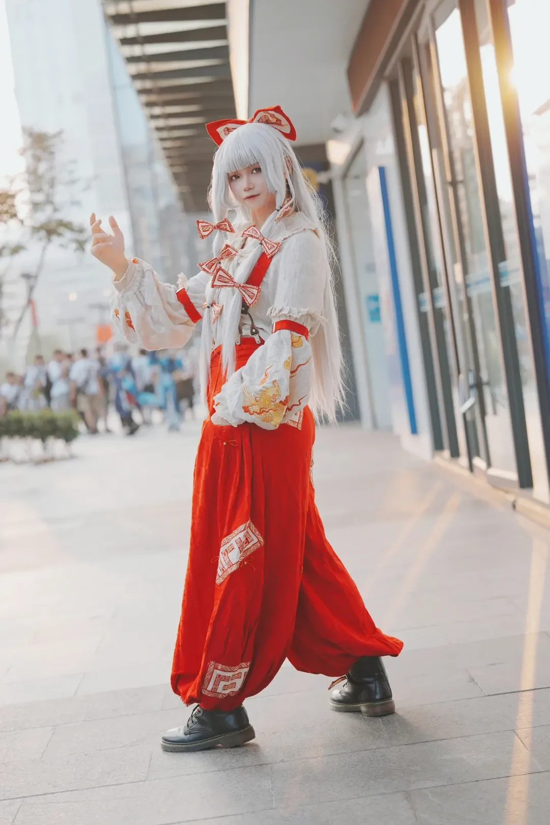 【藤原妹红cos】CICF漫展现场返图，东方project经典造型 - 第 3 张