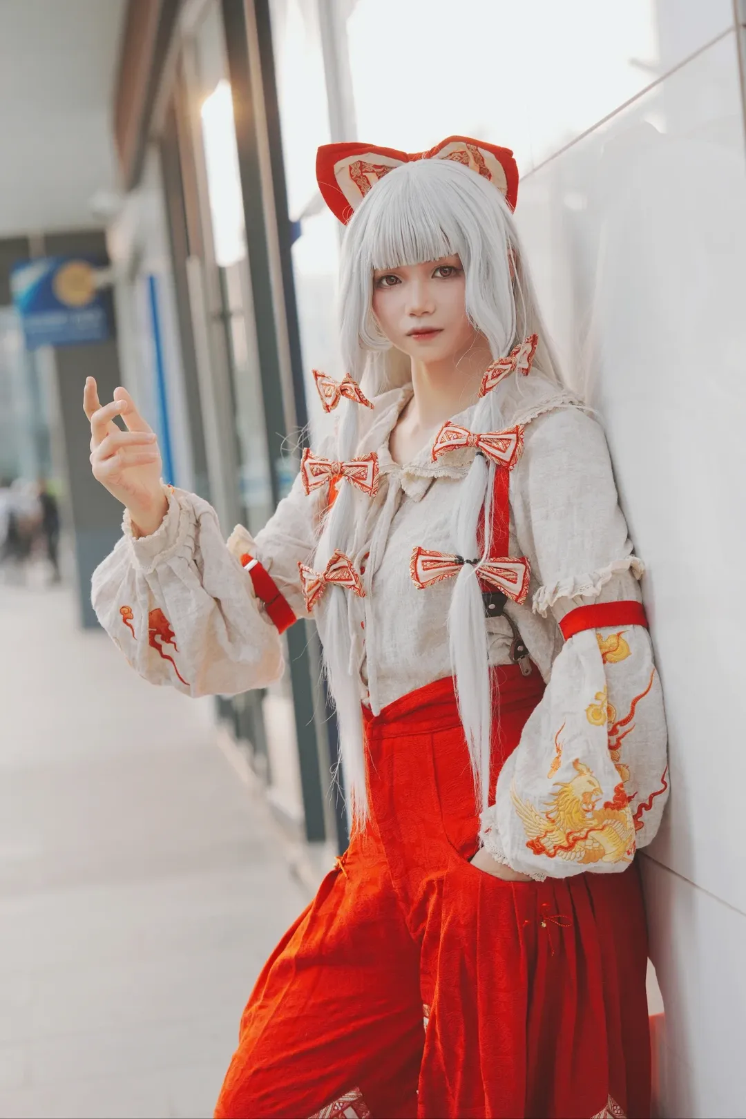【藤原妹红cos】CICF漫展现场返图，东方project经典造型