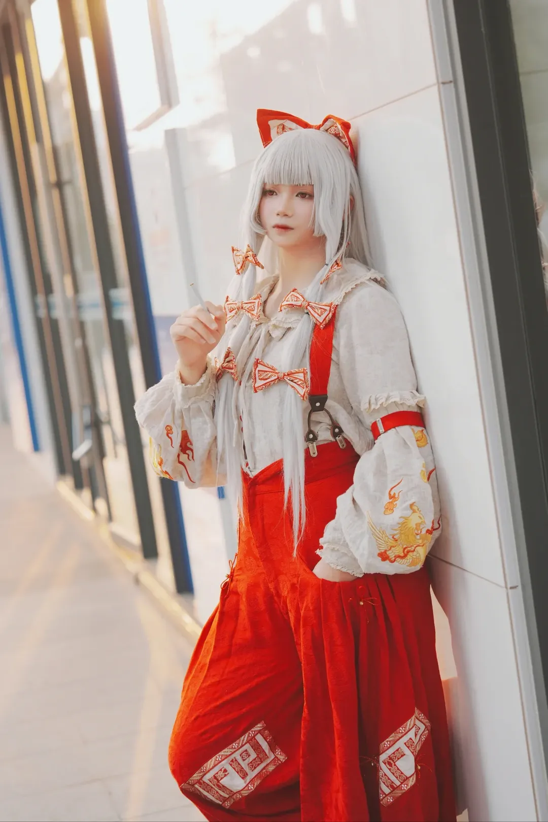 【藤原妹红cos】CICF漫展现场返图，东方project经典造型 - 第 6 张
