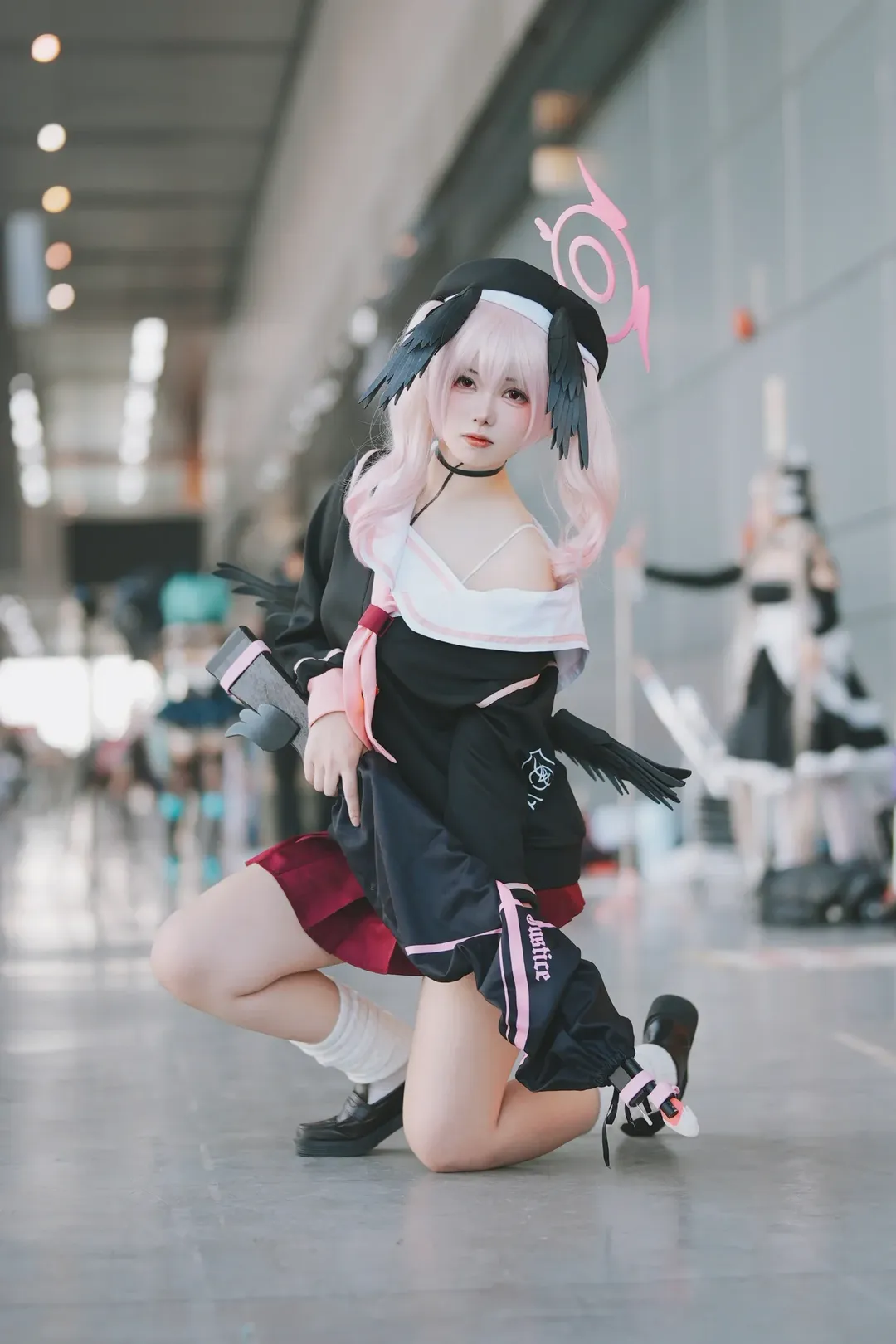 【下江コハル コスプレ】ブルーアーカイブ ホタルACGエキスポでのコスプレイベント写真日常 - 1 枚目