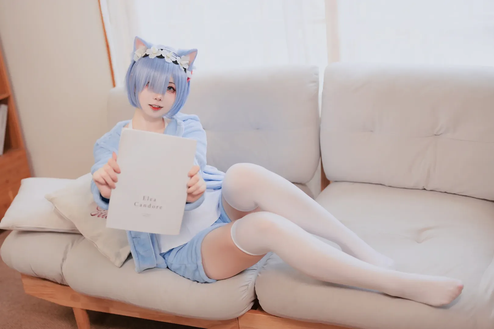 【雷姆cos】re0从零开始的异世界生活居家猫耳向 - 第 6 张