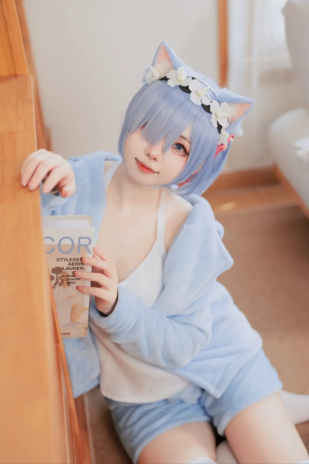 【雷姆cos】re0从零开始的异世界生活居家猫耳向 - 第 8 张