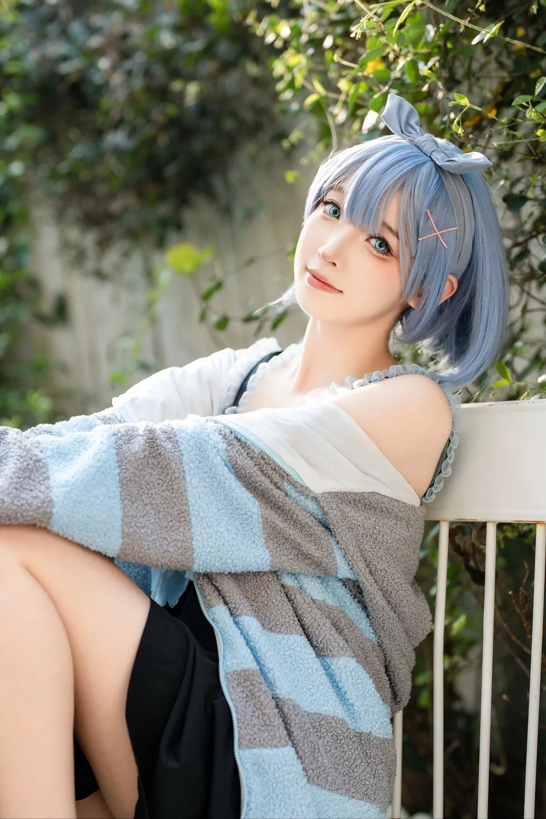 【蕾姆cos】夏日庭院里的慵懒时光