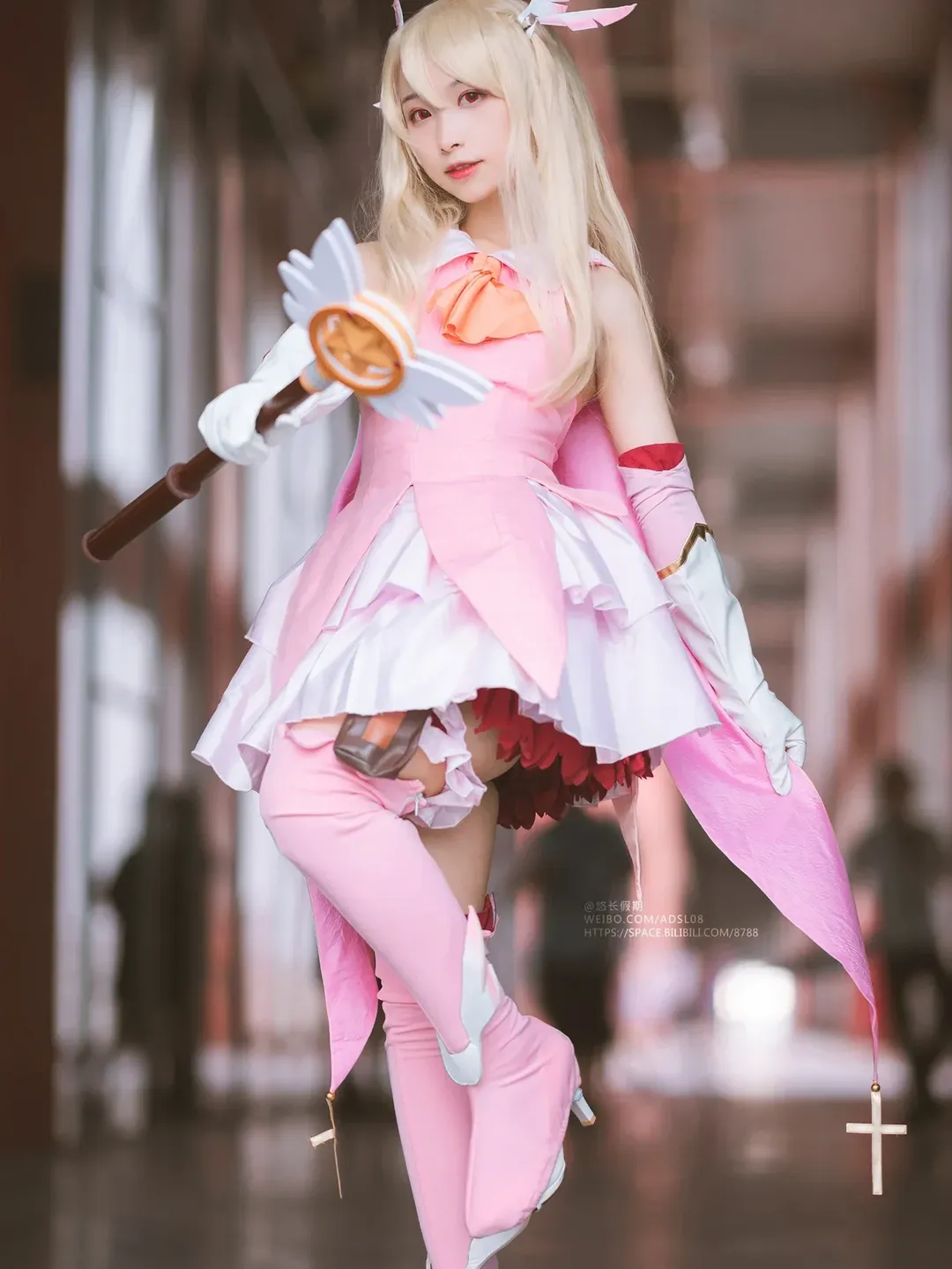 【伊莉雅cos】魔法少女伊莉雅，元气少女的正片分享