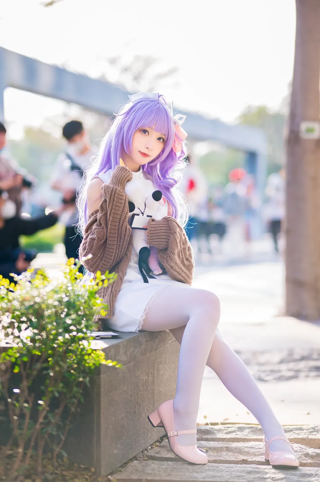 【独角兽cos】碧蓝航线的午后，白丝与粗针织的漫展日常 - 第 1 张