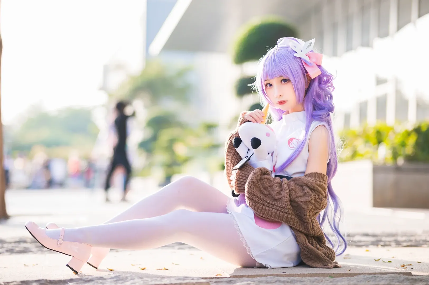 【独角兽cos】碧蓝航线的午后，白丝与粗针织的漫展日常 - 第 2 张