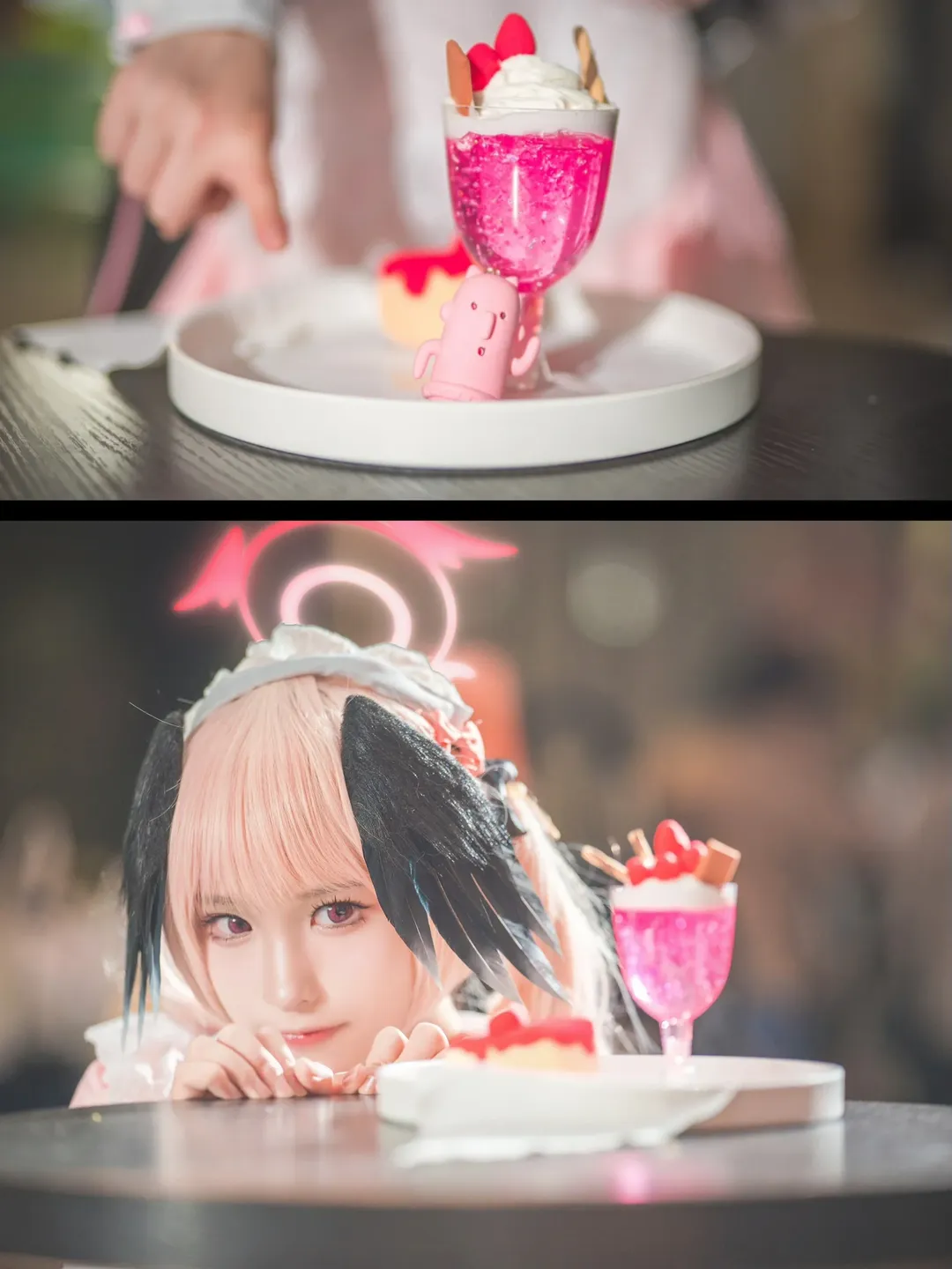 【下江小春cos】五一萤火虫漫展的粉色女仆时刻 - 第 2 张