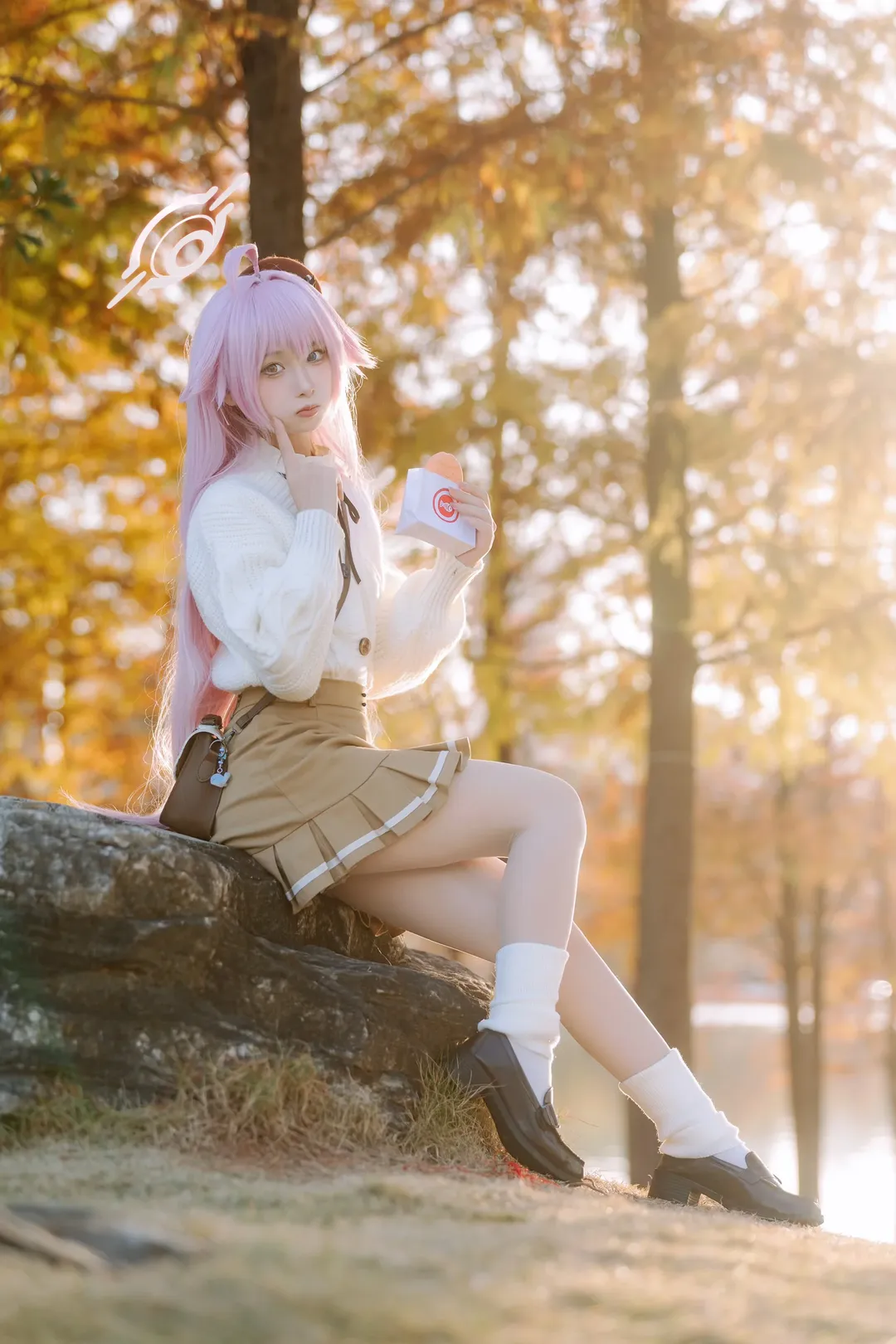 【小鸟游星野cos】秋日九龙湖落羽杉下的星野