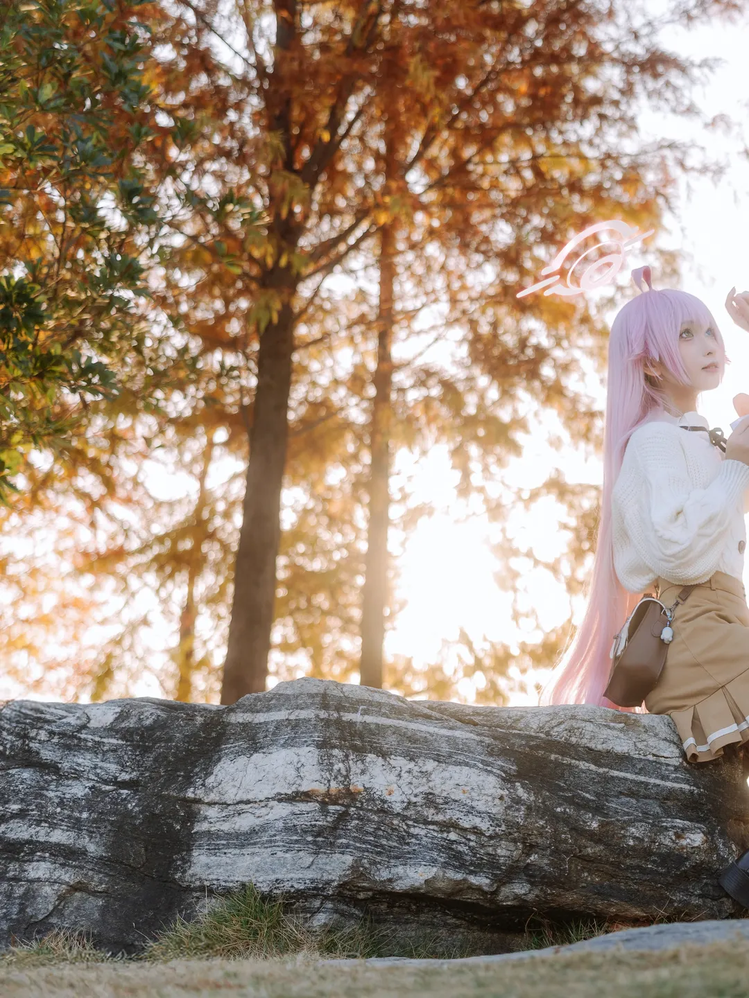 【小鸟游星野cos】秋日九龙湖落羽杉下的星野 - 第 4 张