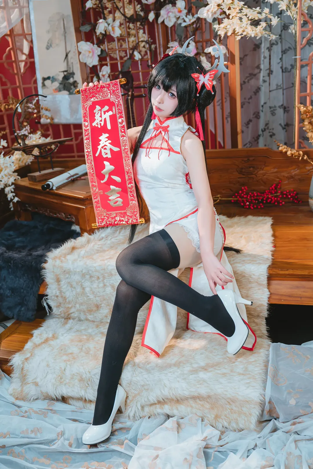 【妃咲cos】新春山海同辉，抚琴一曲贺新年