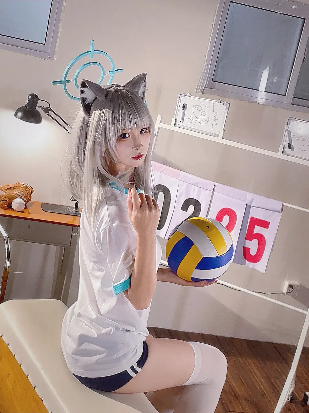 【砂狼白子cos】蔚蓝档案里的运动风练习日常