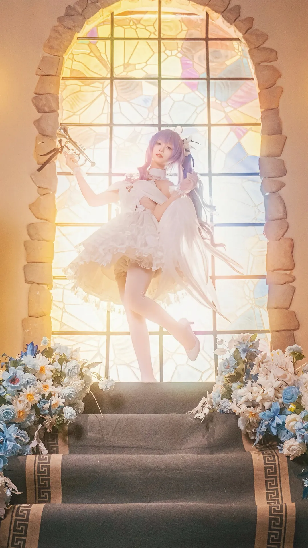 【独角兽cos】碧蓝航线的圣洁之翼，逆光中降临