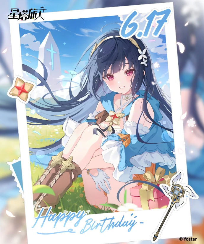 【夏花cos】星塔旅人生日花海拍摄记录 - 第 3 张
