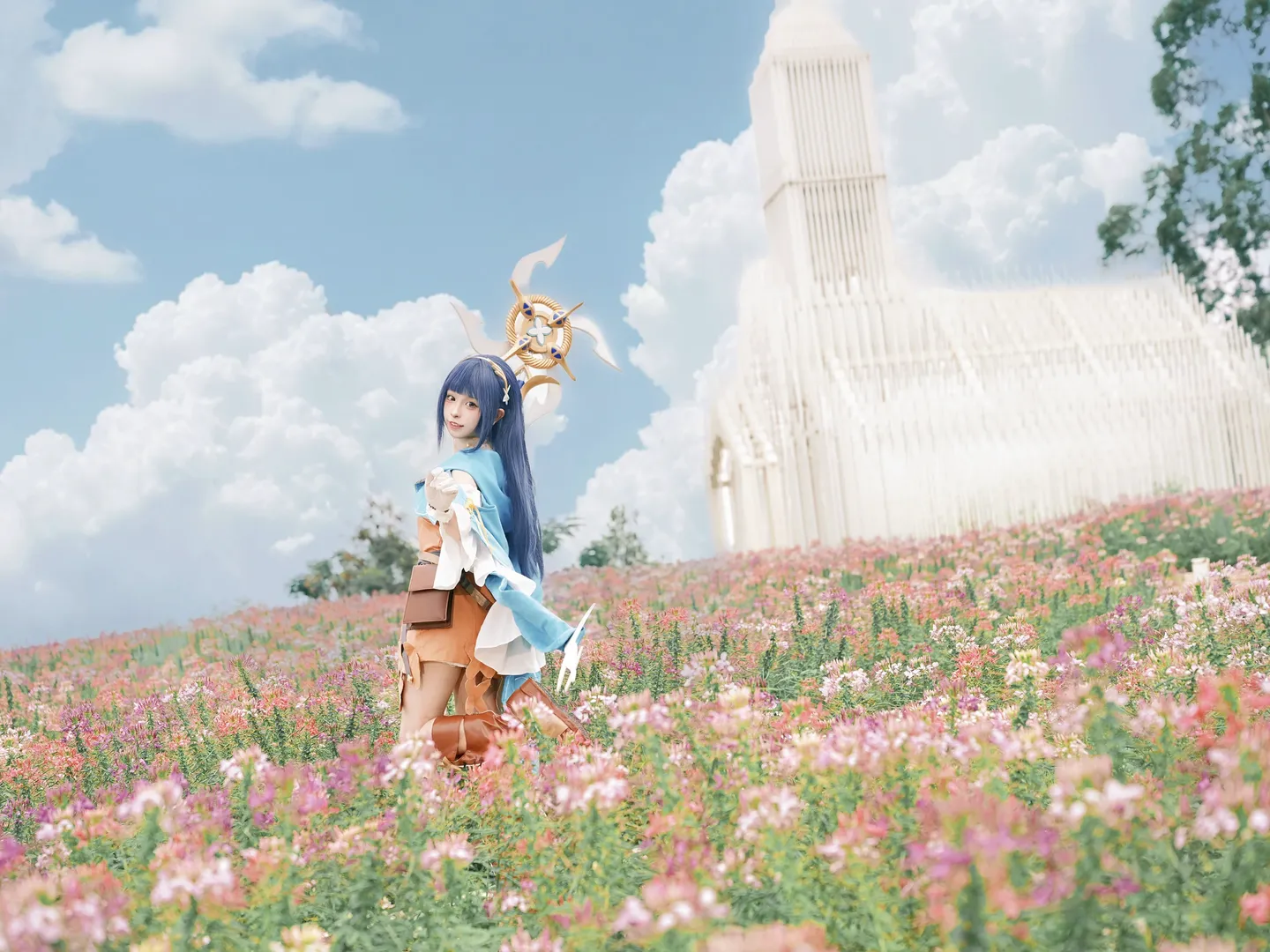 【夏花cos】星塔旅人生日花海拍摄记录 - 第 4 张