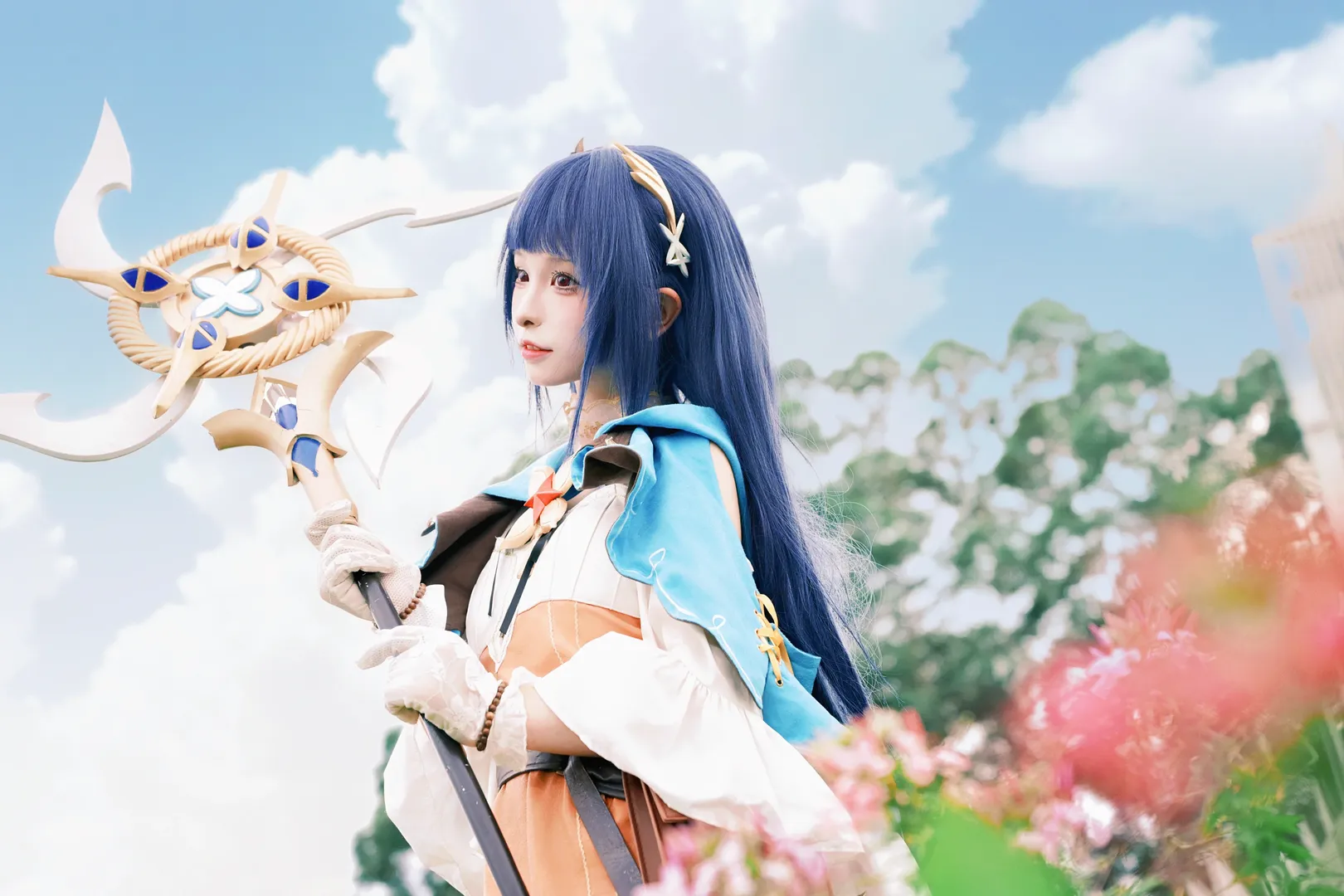 【夏花cos】星塔旅人生日花海拍摄记录 - 第 5 张