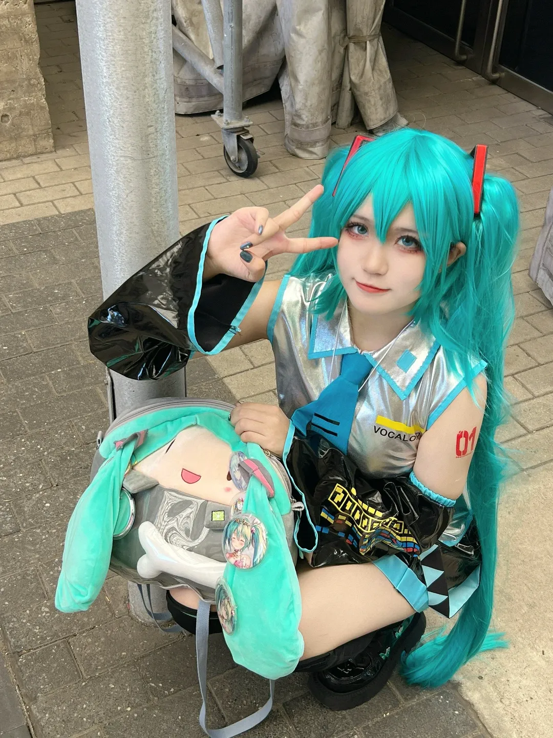 【初音未来cos】在东京当朋友原创手办的看板娘 - 第 1 张