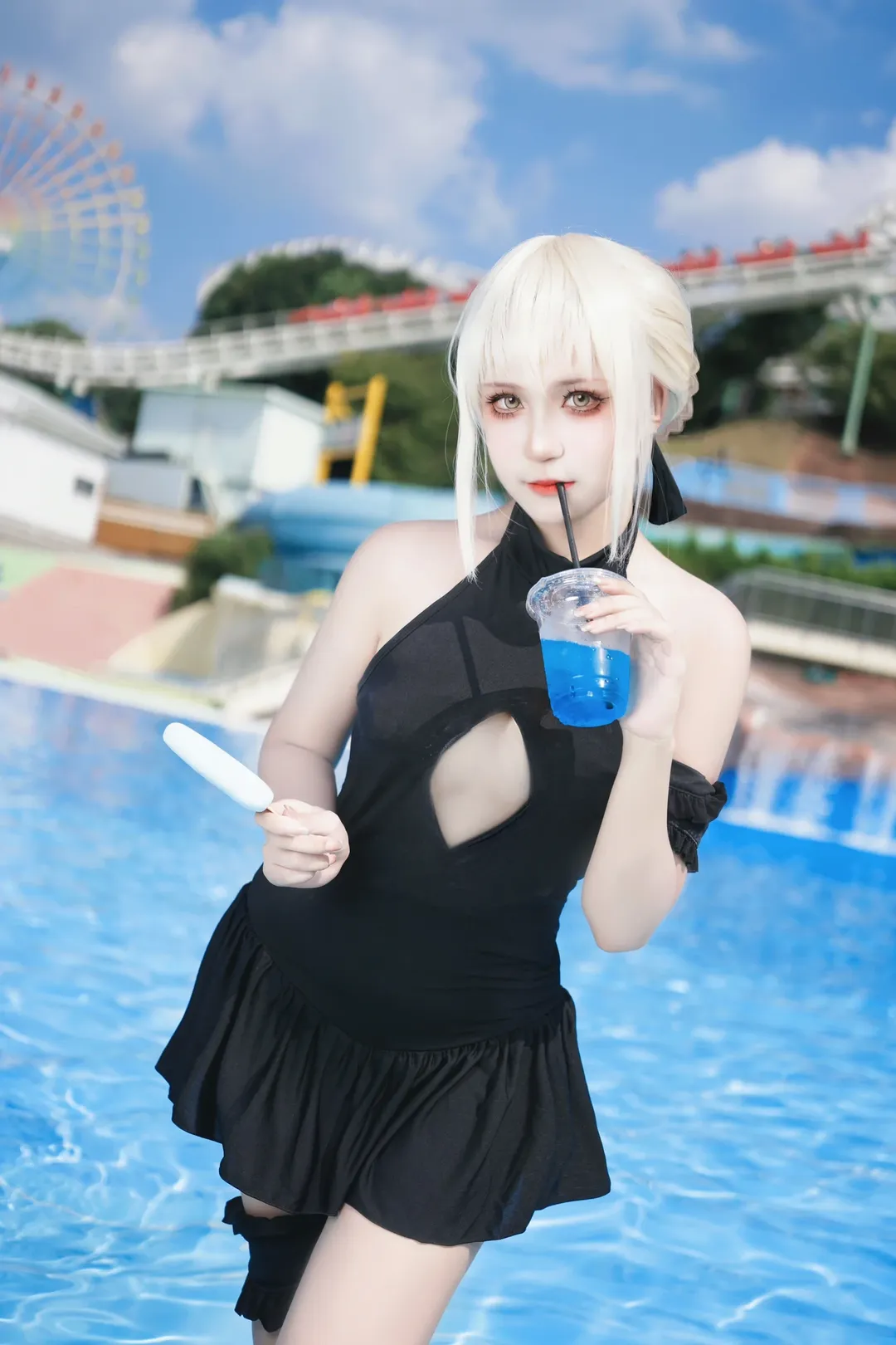 【黑呆cos】fgo夏日游乐园写真分享 - 第 1 张
