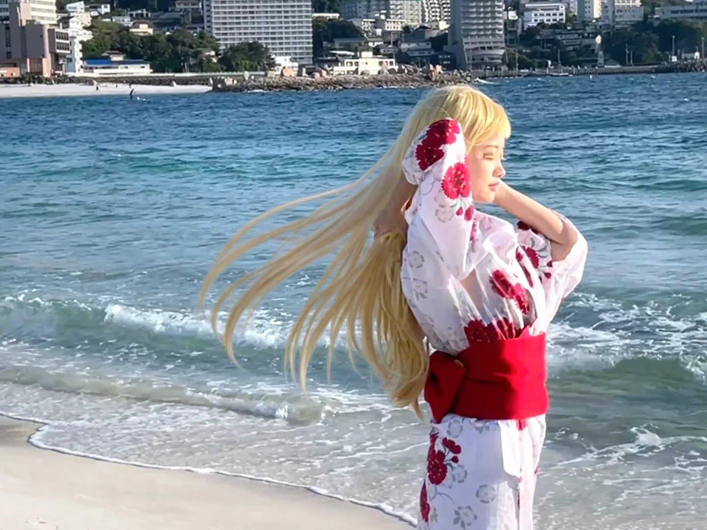 【小舟澪cos】和歌山海风里的夏日重现，慎平生日快乐 - 第 4 张