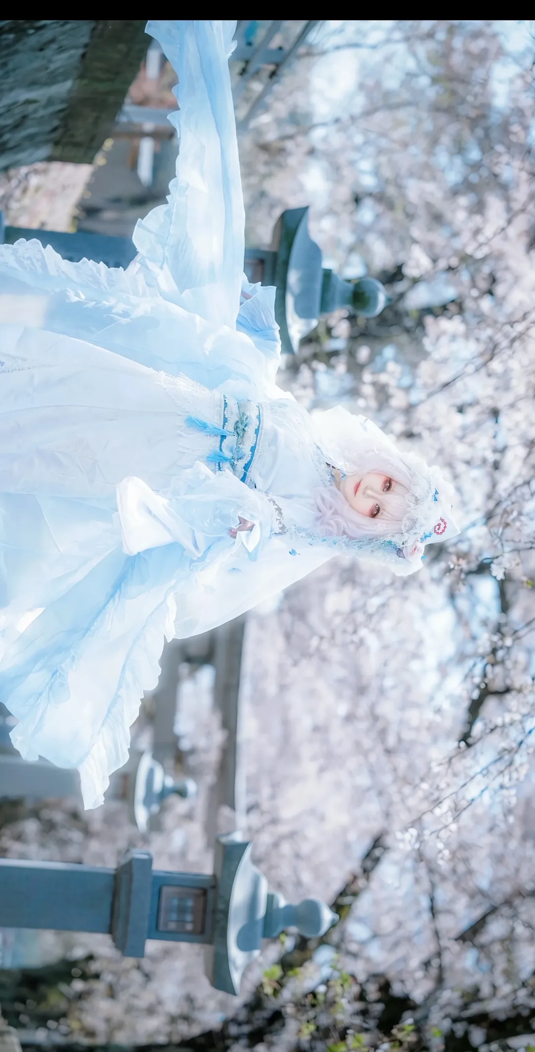 【西行寺幽幽子cos】東方project裡的華服，在櫻花樹下定格綺麗瞬間 - 第 2 張