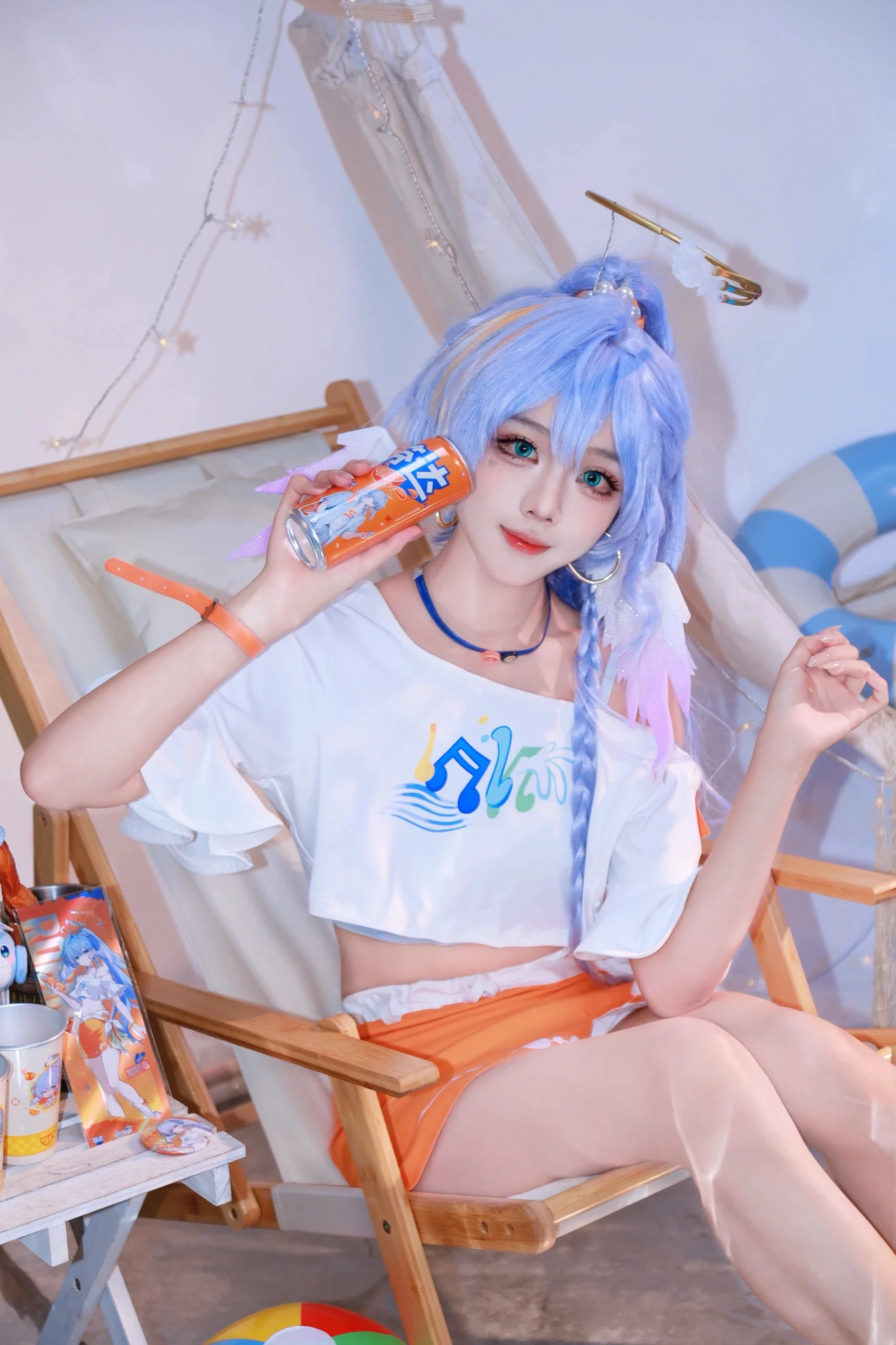 【知更鸟cos】崩坏星穹铁道，芬达汽水主题的夏日清爽演绎 - 第 2 张