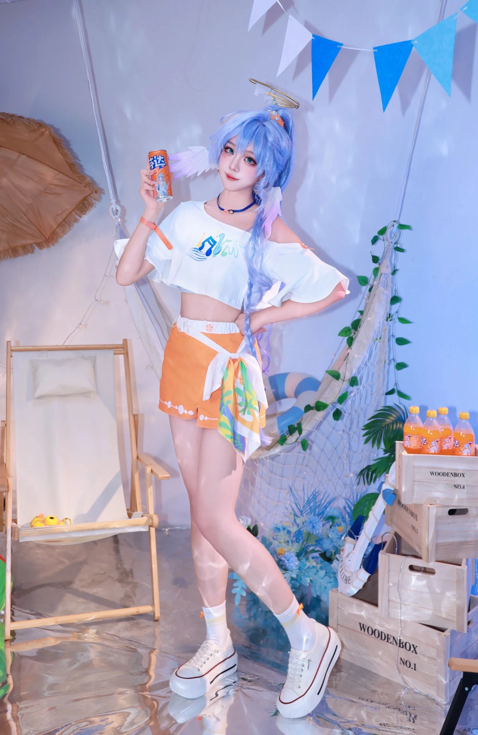 【知更鸟cos】崩坏星穹铁道，芬达汽水主题的夏日清爽演绎 - 第 3 张