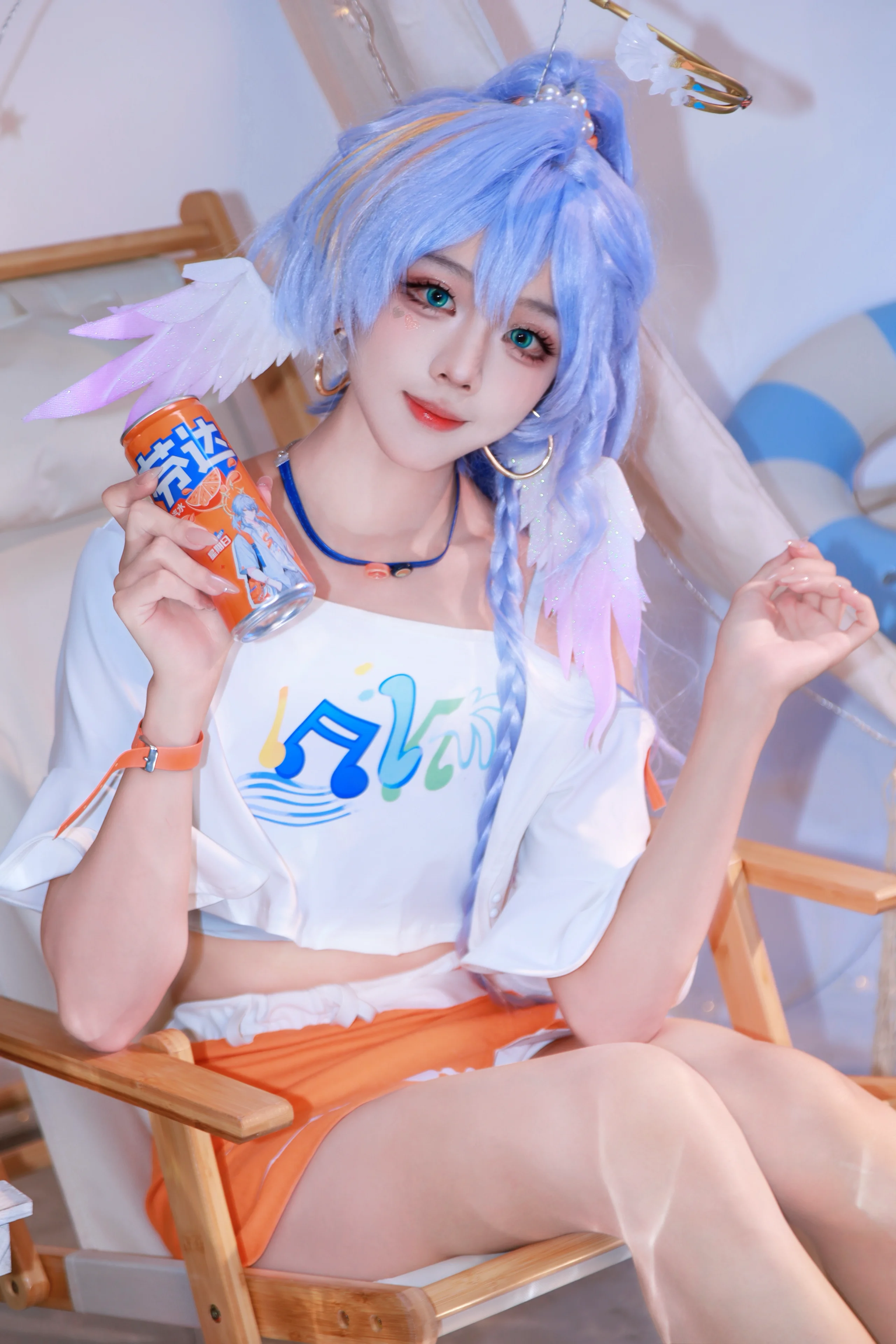 【知更鸟cos】崩坏星穹铁道，芬达汽水主题的夏日清爽演绎 - 第 4 张