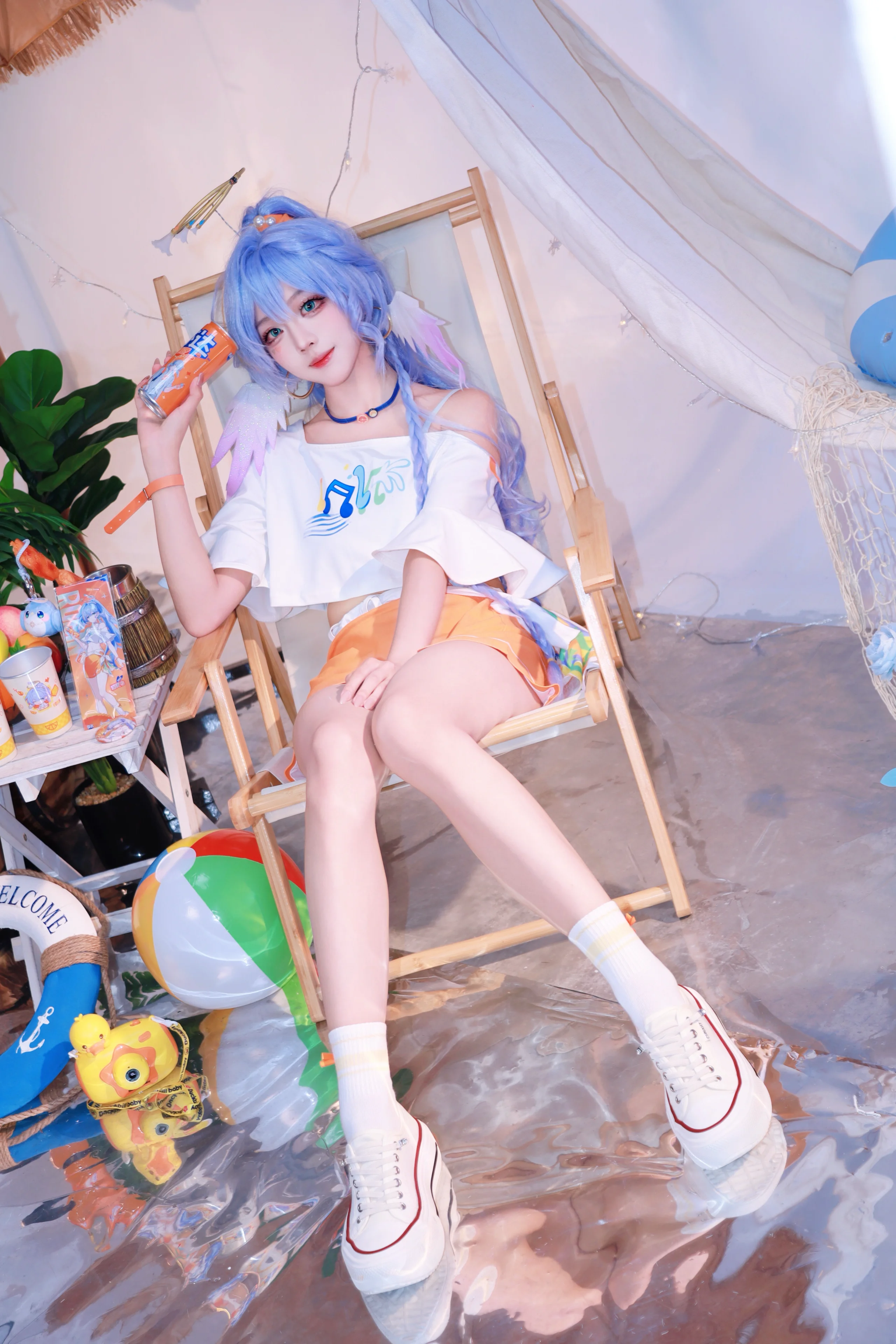 【知更鸟cos】崩坏星穹铁道，芬达汽水主题的夏日清爽演绎 - 第 5 张
