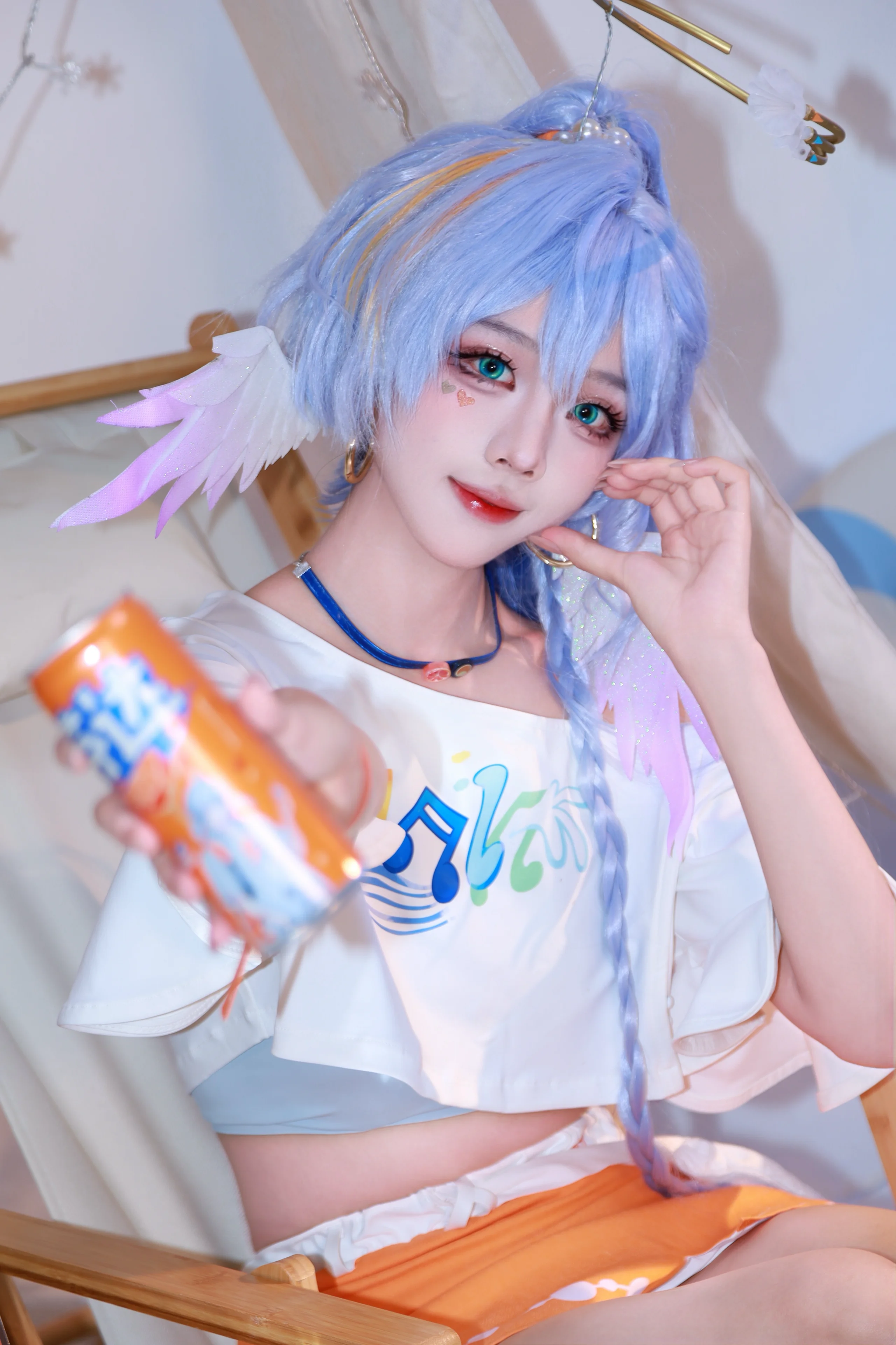 【知更鸟cos】崩坏星穹铁道，芬达汽水主题的夏日清爽演绎 - 第 6 张