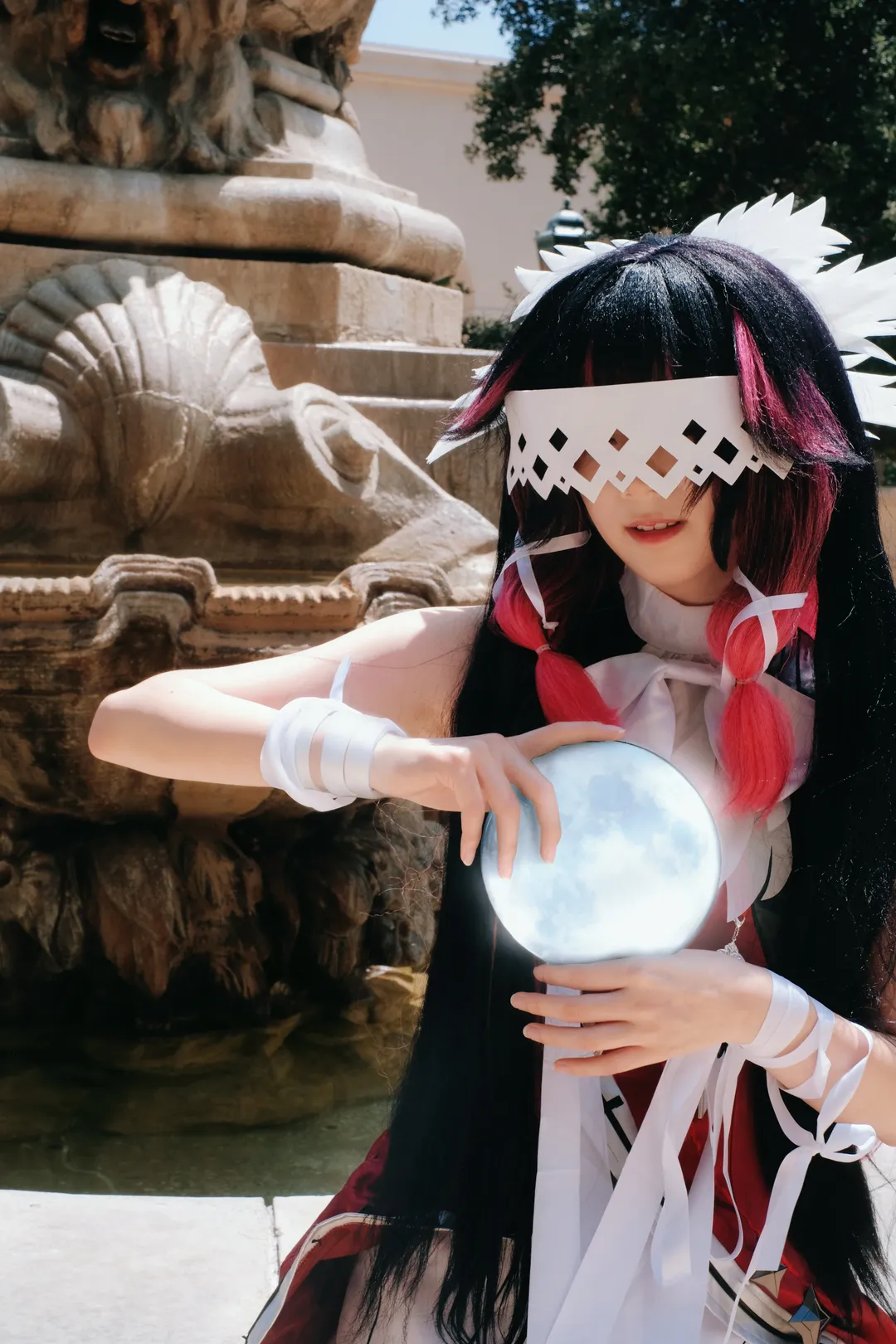 【コロンビーナ コスプレ】原神 空月の歌、手で月を摘むように - 1 枚目