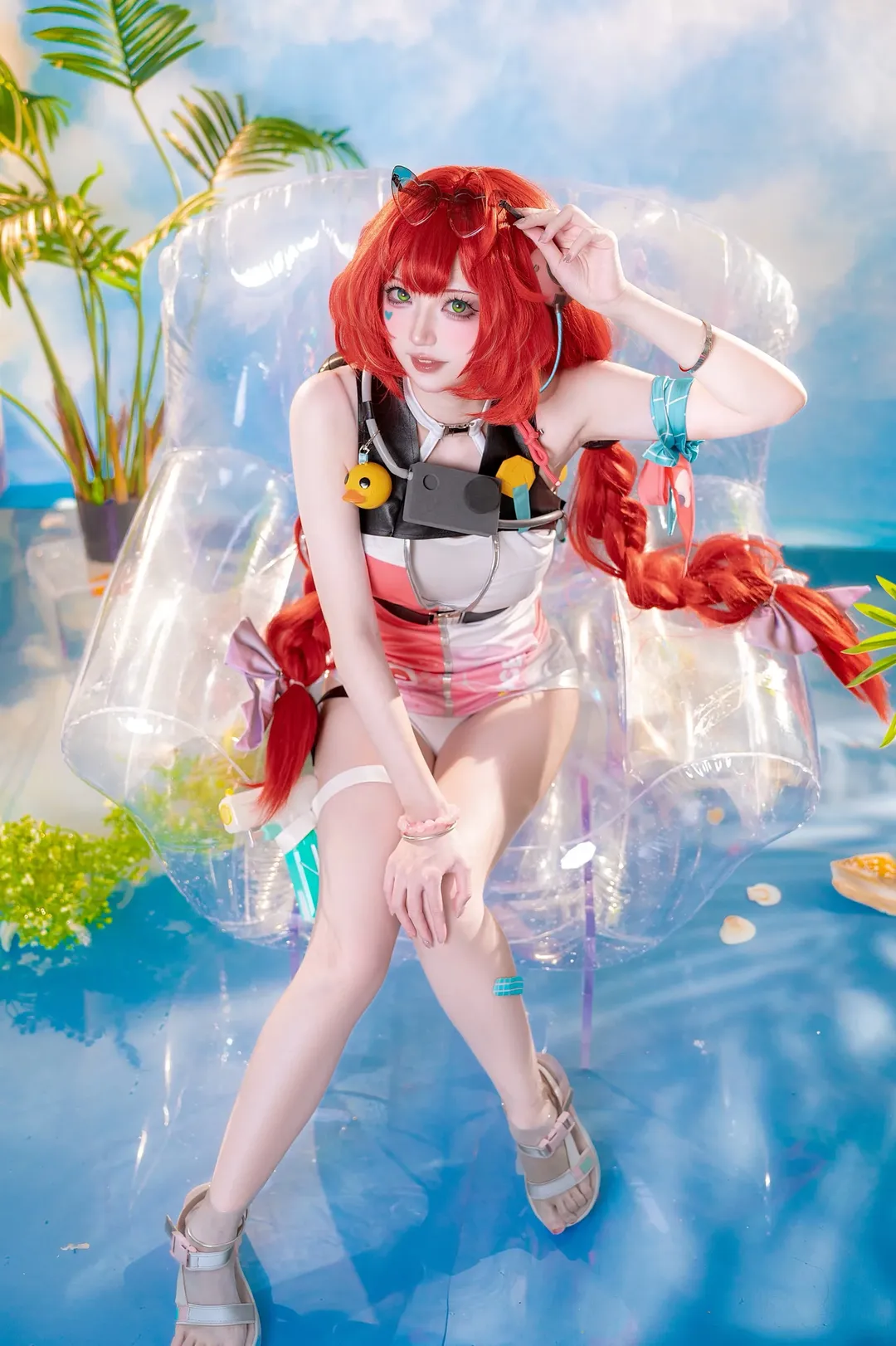 【浮波柚叶cos】把最后一抹夏日定格在气泡里
