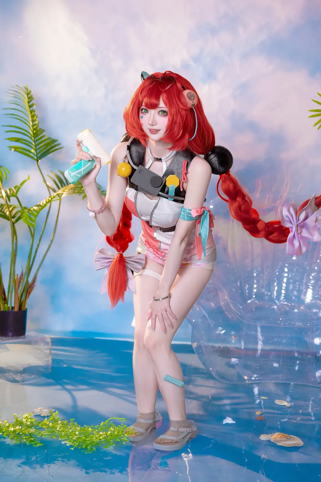 [Ukinami Yuzuha Cosplay] Freezing the Last Trace of Summer in a Bubble - Image 2