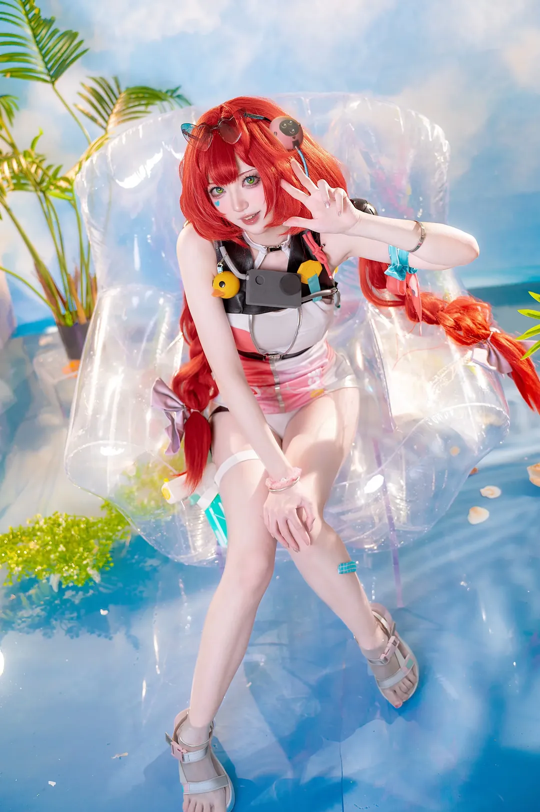[Ukinami Yuzuha Cosplay] Freezing the Last Trace of Summer in a Bubble - Image 3