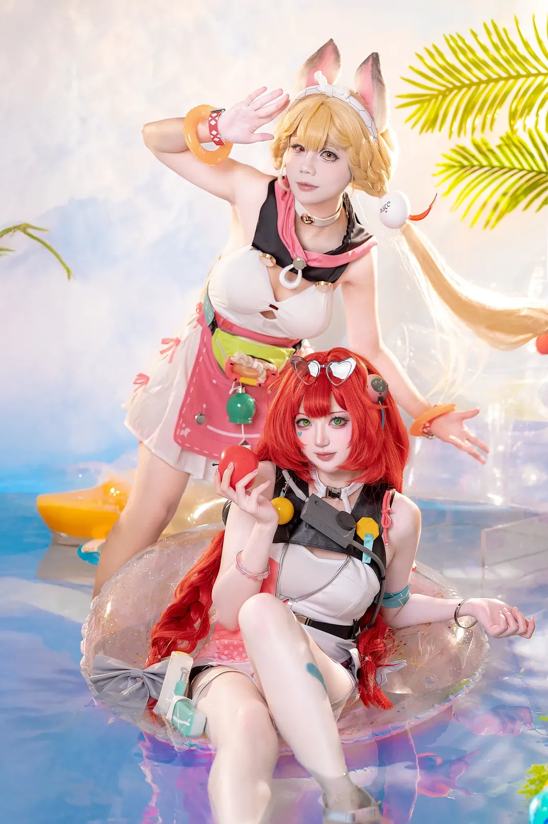 【浮波柚叶cos】绝区零爱丽丝夏日水池清凉特辑 - 第 2 张